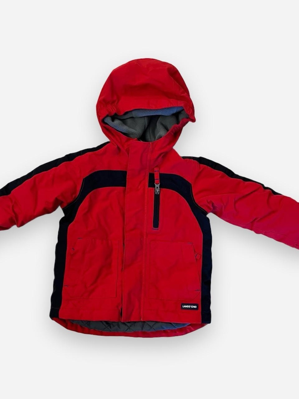 Lands End 2T Toddler Boys Grow-A-Longs Squall Jacket